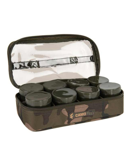 Fox new camolite hookbait case 12 pot