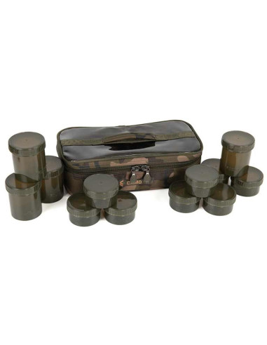 Fox new camolite hookbait case 12 pot