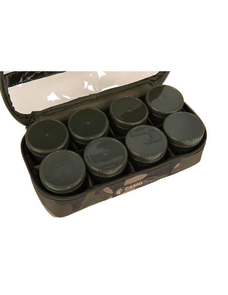 Fox new camolite hookbait case 12 pot