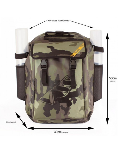 Vass dry rucksack edition 3 camo 40 litre