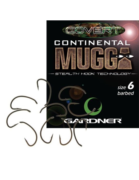 Gardner covert hook mugga continental nº2 10uds