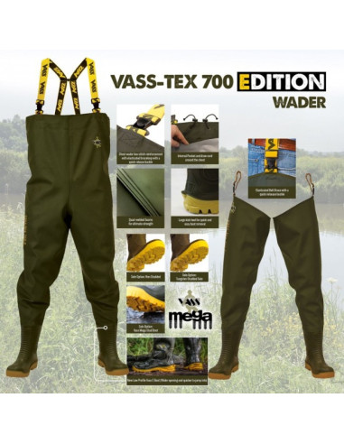 Vass chest wader serie 700 nº43