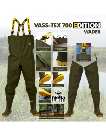 Vass chest wader serie 700 nº43