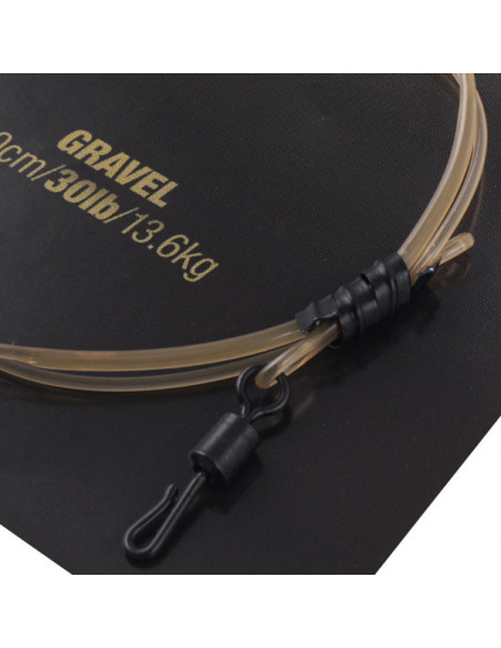 Korda dark matter leader 50cm qc swivel clear 30lb