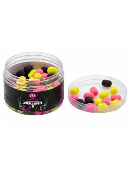 Mainline supa sweet ziggers pink,yellow,black dumbells