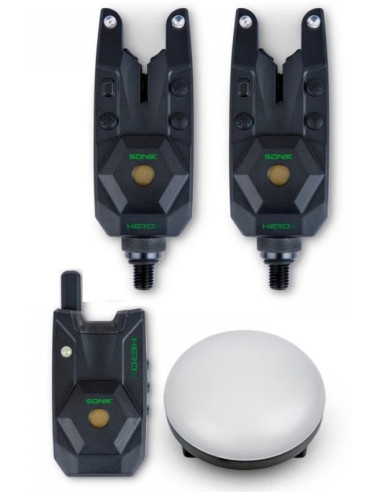 Sonik herox bite alarm set 2+1+bl