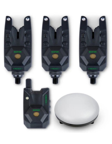 Sonik herox bite alarm set 3+1+bl