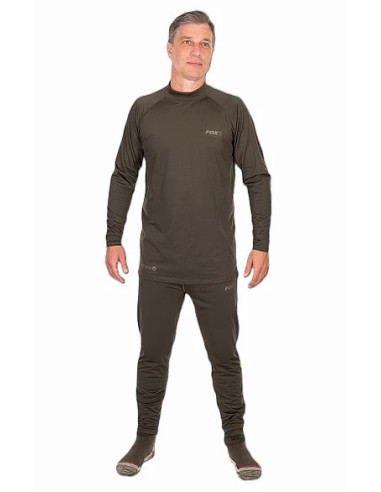 Fox khaki lined thermal base camp talla S