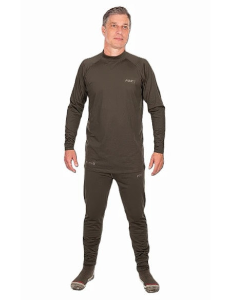 Fox khaki lined thermal base camp talla XXL