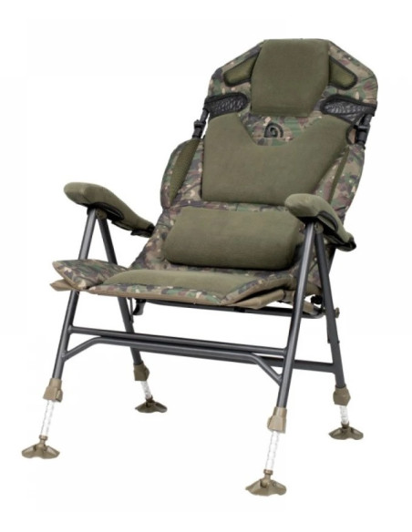 Trakker levelite camo longback recliner chair