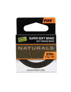 fox naturals super soft braid 20lb 9.1kg 20m 2