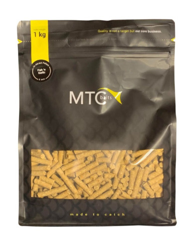 MTC baits pellets hi-attract fish garlic 1kg