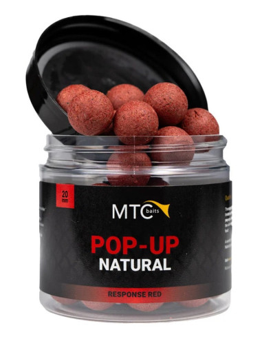 MTC baits pop-up natural response red 16mm