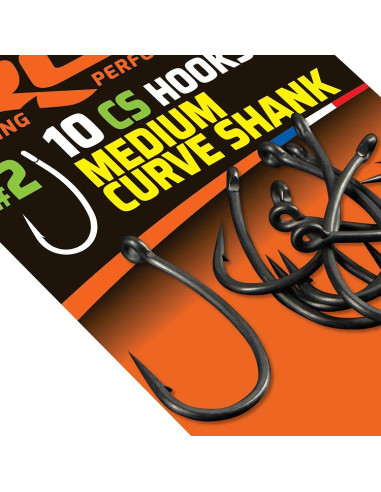 Rok CS hooks medium curve shank nº2 10unds