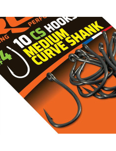 Rok CS hooks medium curve shank nº4 10unds