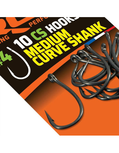 Rok CS hooks medium curve shank nº4 10unds