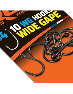 Rok WG hooks wide gape nº4 10unds