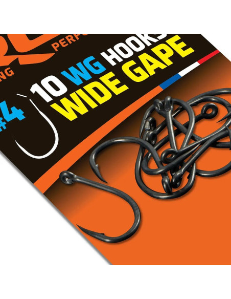 Rok WG hooks wide gape nº4 10unds