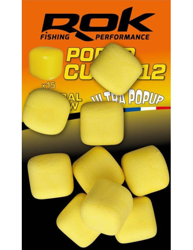 Rok cube ultra pop-up natural yellow 12mm 15unds