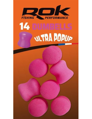 Rok dumbells ultra pop-up pink 12mm 14unds