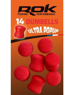 Rok dumbells ultra pop-up red 12mm 14unds