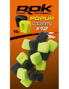 Rok corn ultra pop-up yellow black 12mm 16unds