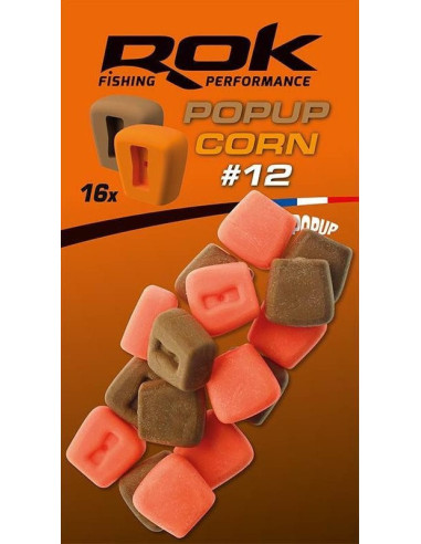 Rok corn ultra pop-up brown orange 12mm 16unds