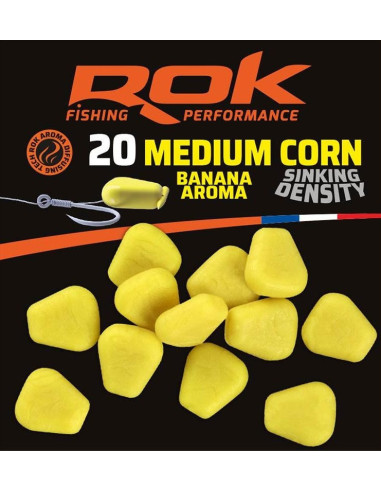 Rok medium corn sinking yellow aroma banana 20unds