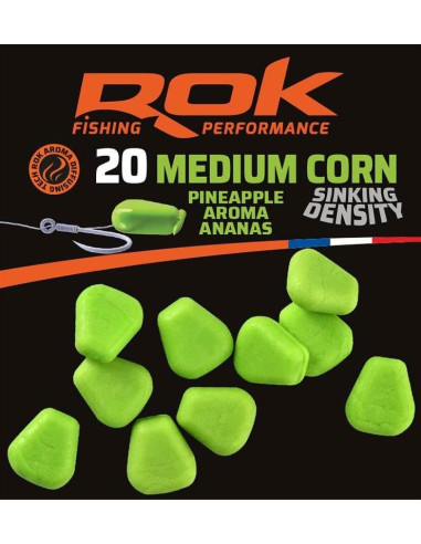 Rok medium corn sinking green aroma pineapple 20unds