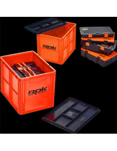 Rok crate 433 greenish brown + cover 2