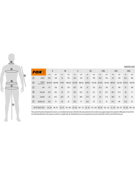 Fox khaki camo winter suit talla XXL
