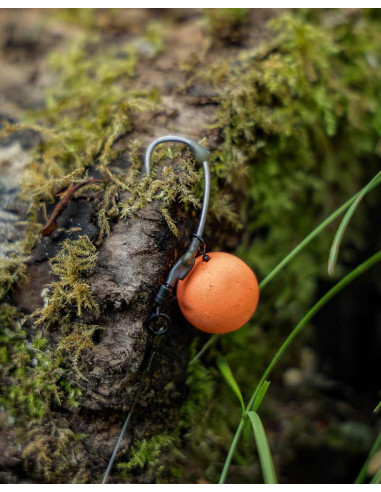 Fox spinner rig wide gape long shank nº6 3unds