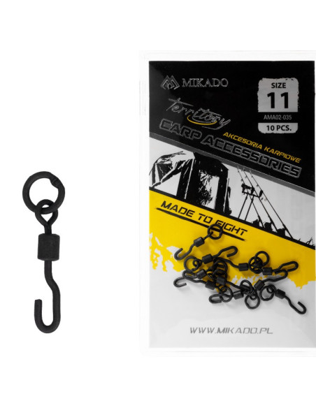 Mikado swivel ronnie with ring nº11 10unds