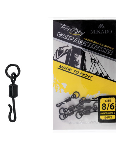 Mikado swivel quick change with ring nº8 10unds