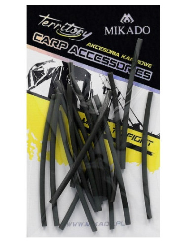 Mikado shrink tube dark green 2.2x1.0 mm 15unds