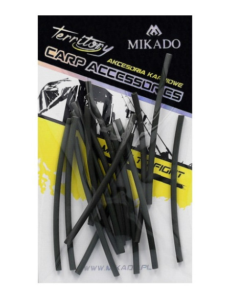 Mikado shrink tube dark green 2.6x1.6 mm 15unds