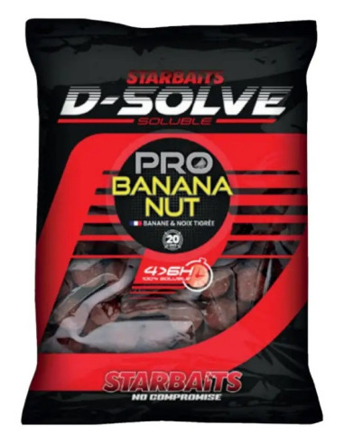 Starbaits boilies solubles pro banana nut 20mm 2.5kg