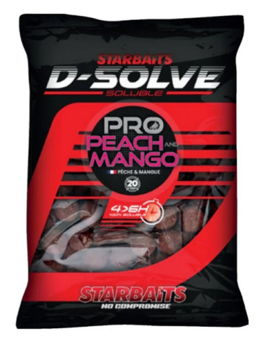 Starbaits boilies solubles pro peach mango 20mm 2.5kg