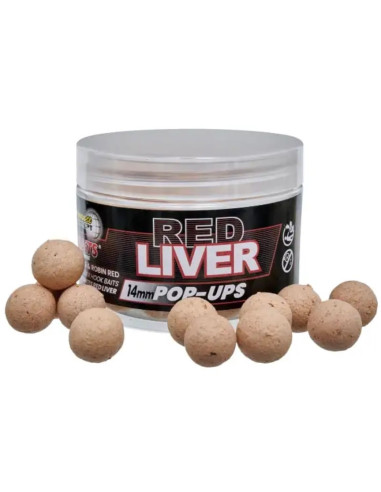 Starbaits pop-up red liver 16mm 50gr