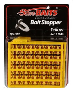 Starbaits bait stoppers caps yellow 352unds