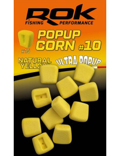 Rok corn ultra pop-up natural yellow 10mm 15unds