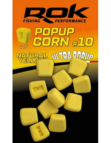 Rok corn ultra pop-up natural yellow 10mm 15unds