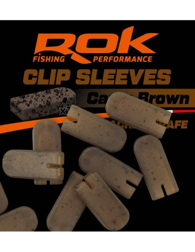 Rok clip snap sleeve camo brown 10unds