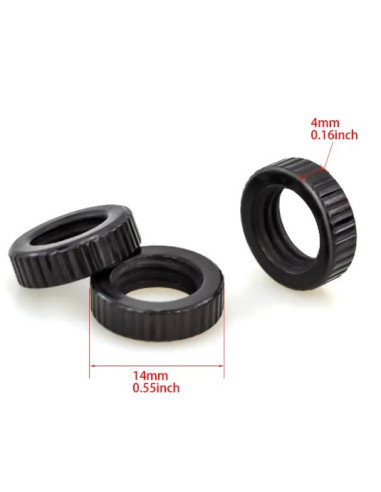 Ocarp tuerca alarmas negra 2unds