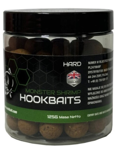 Nash hard hookbaits monster shrimp 24mm 175gr