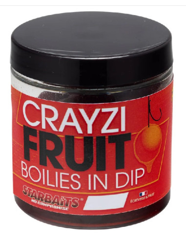 starbaits boilies dip crayzi fruit 24mm 150gr