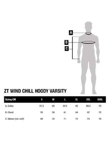 Nash ZT wind chill hoody varsity talla M