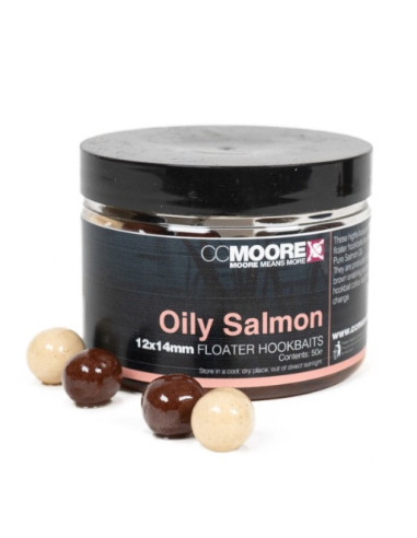 Ccmoore hookbaits floater oily salmon 12x14mm