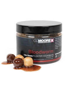 Ccmoore hookbaits floater bloodworm 12x14mm