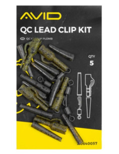Avid carp qc  lead clip 5 set